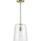 Progress Lighting Clarion Collection Satin Brass One-Light Small Pendant P500241-012 - alternate 3
